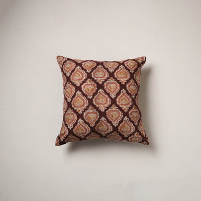 Kalamkari Print Cushion Cover (16 x 16 in) 26