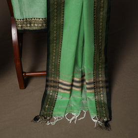 Dharwad Mercerised Cotton 3pc Unstitched Dress Material Suit Set with Woven Border 36