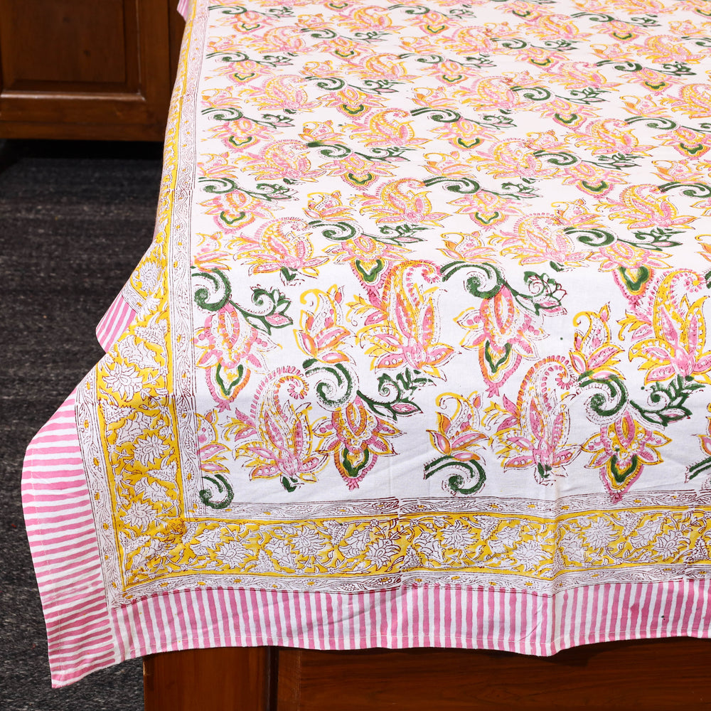 Sanganeri Single Bed Cover