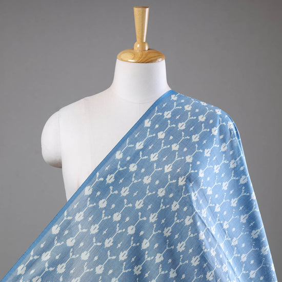 Pochampally Ikat Weave Handloom Mercerised Cotton Fabric 12