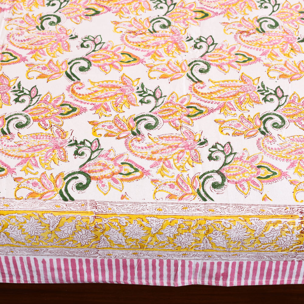 Sanganeri Single Bed Cover