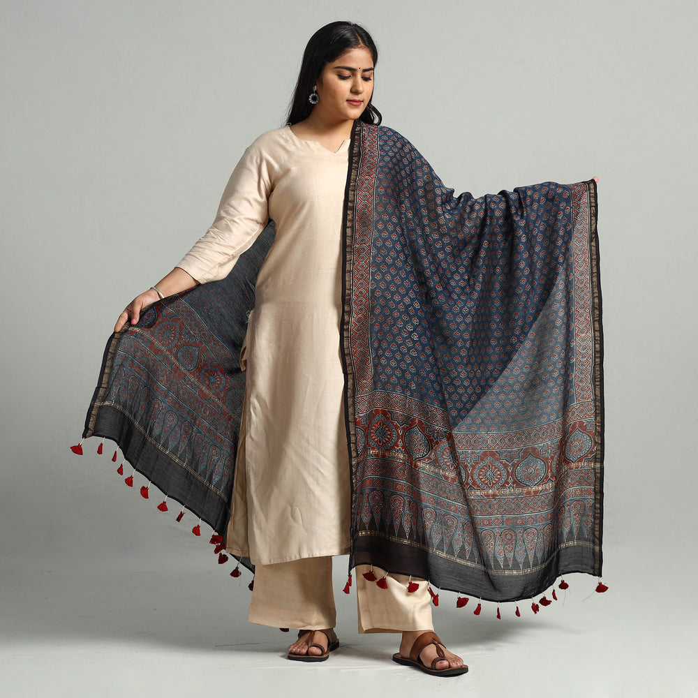 Ajrakh Dupatta