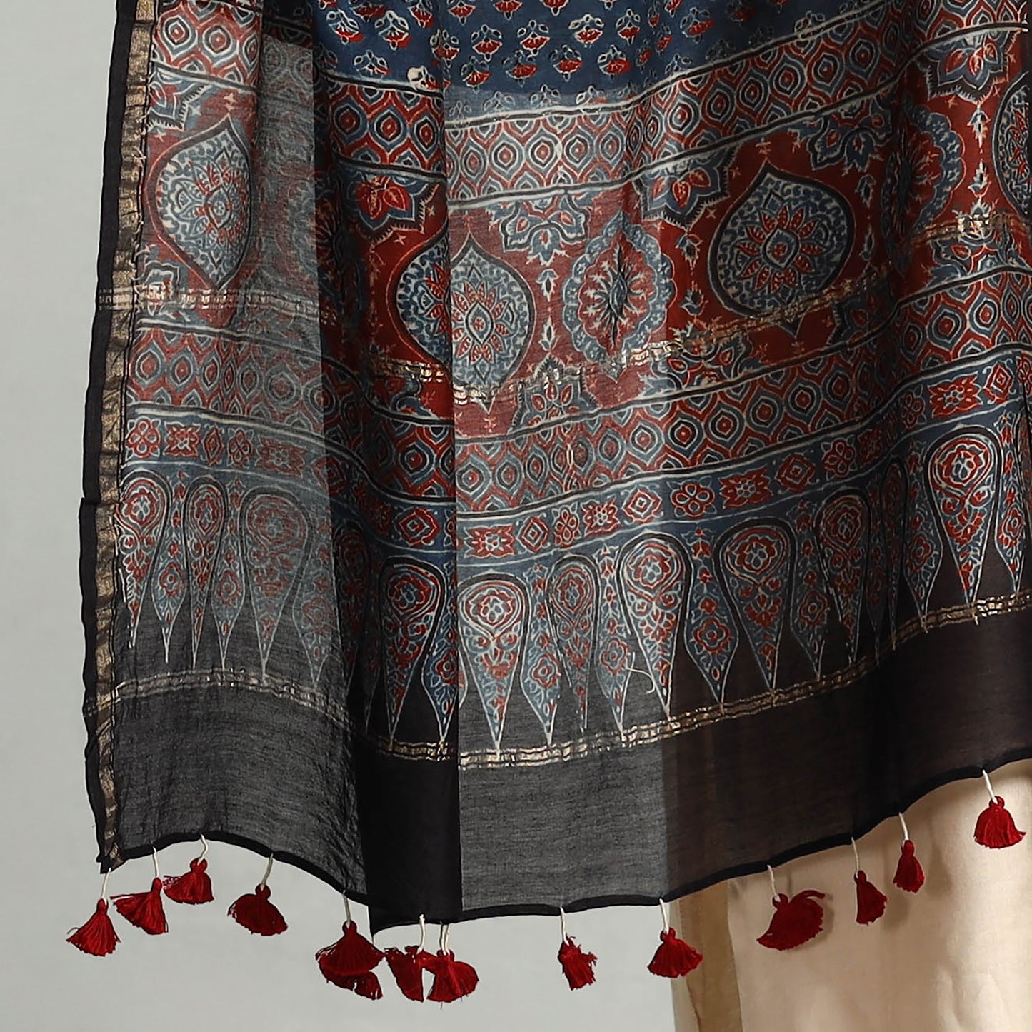 Ajrakh Dupatta