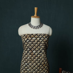 Kutch Hand Block Batik Print Cotton 3pc Unstitched Dress Material Suit Set 14