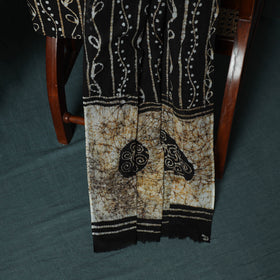 Kutch Hand Block Batik Print Cotton 3pc Unstitched Dress Material Suit Set 14