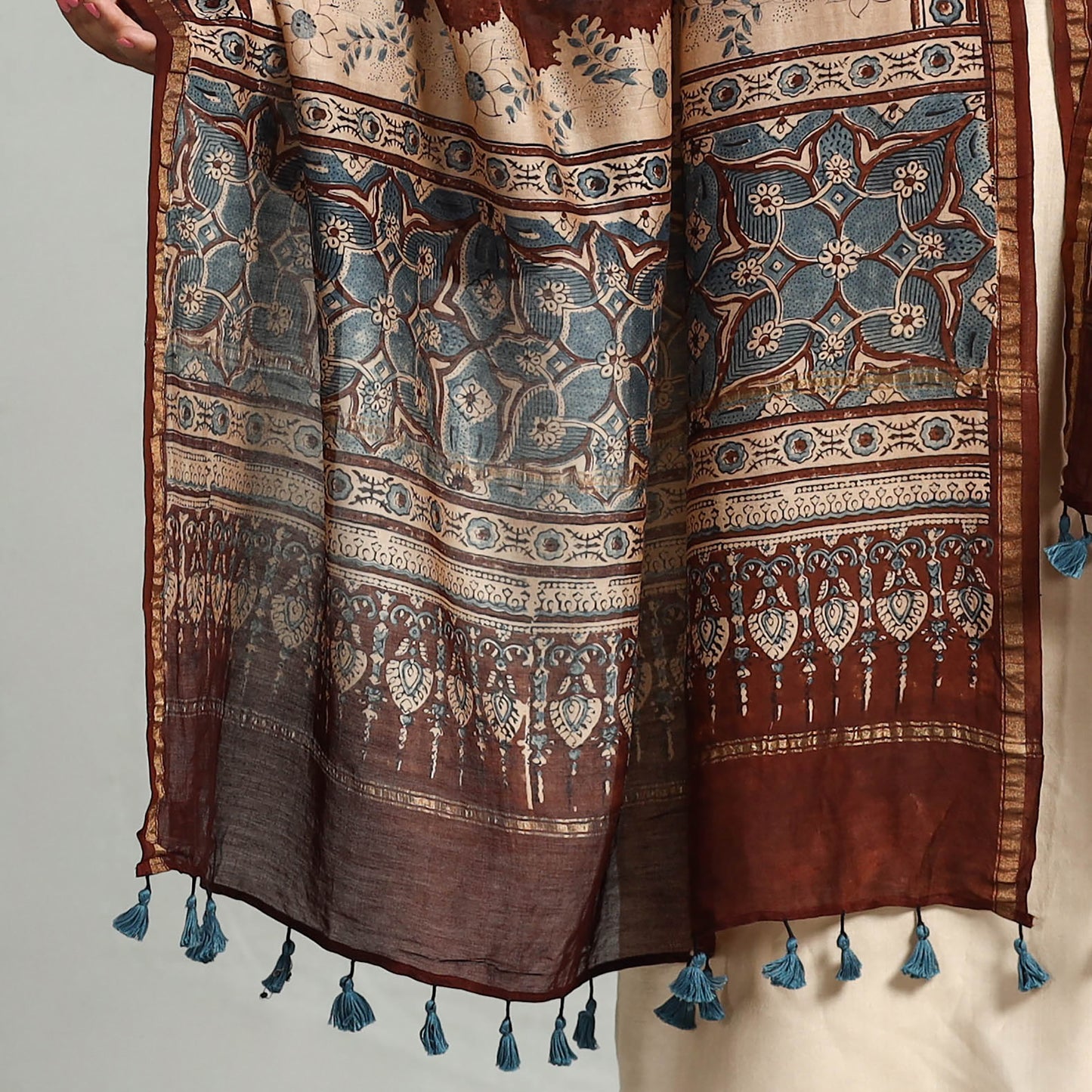 Ajrakh Dupatta