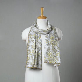 Buy Multicolor Sanganeri Block Print Cotton Stole Online