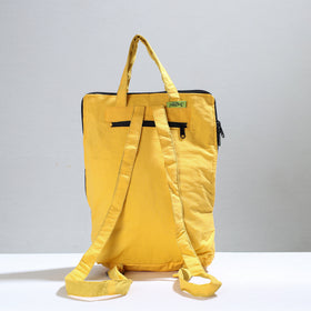 Yellow Jugaad Patchwork Handmade Pithu Bag 109