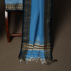 Dharwad Mercerised Cotton 3pc Unstitched Dress Material Suit Set with Woven Border 40