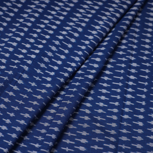 Pochampally Ikat Weave Handloom Mercerised Cotton Fabric 07