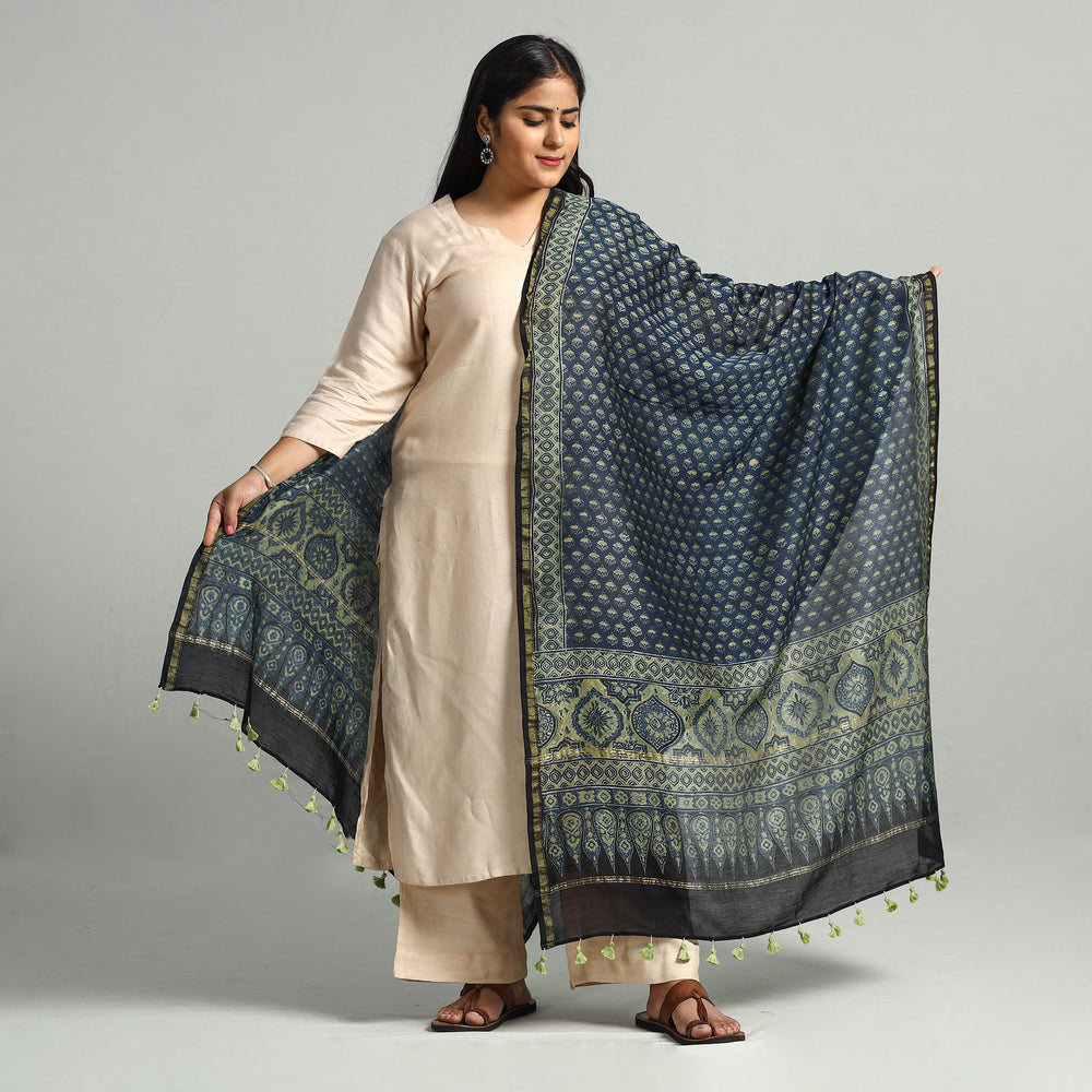 Ajrakh Dupatta