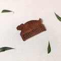  Bijnor Hand Carved Sheesham Wood Comb (Medium) 