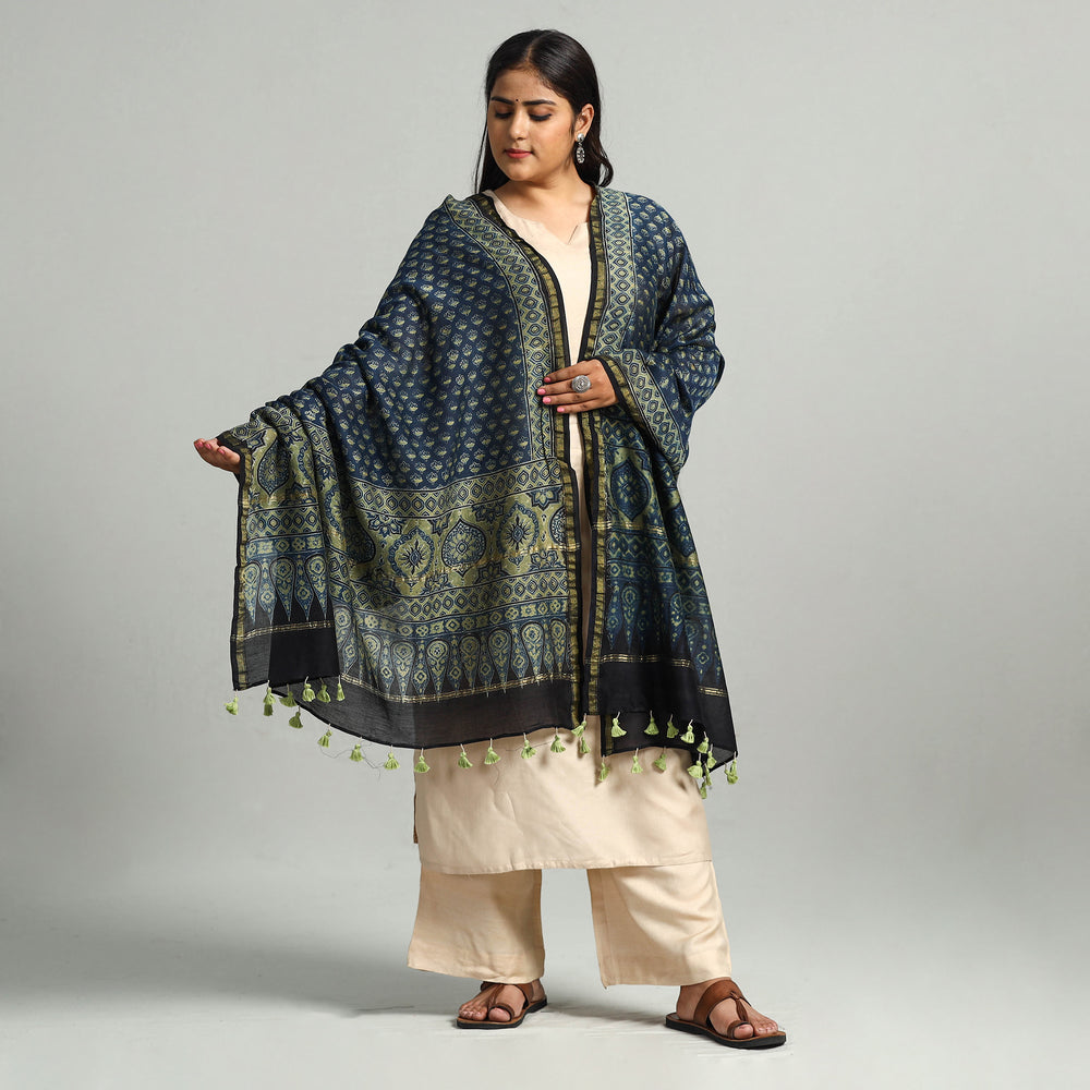 Ajrakh Dupatta