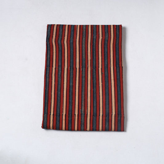 Multicolor - Ajrakh Block Printed Cotton Precut Fabric (1.5 meter) 37