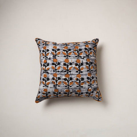 Grey - Batik Print Cushion Cover (16 x 16 in) 36