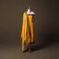 Dharwad Mercerised Cotton 3pc Unstitched Dress Material Suit Set with Woven Border 44