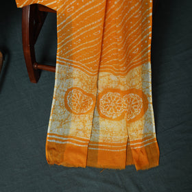 Kutch Hand Block Batik Print Cotton 3pc Unstitched Dress Material Suit Set 19