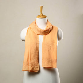 Hand embroidered lucknow chikankari cotton stole 17