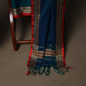 Dharwad Mercerised Cotton 3pc Unstitched Dress Material Suit Set with Woven Border 45