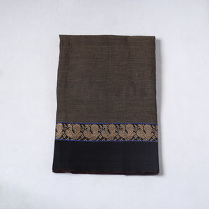 Black - Kanchipuram Cotton Precut Fabric (2 meter) 52