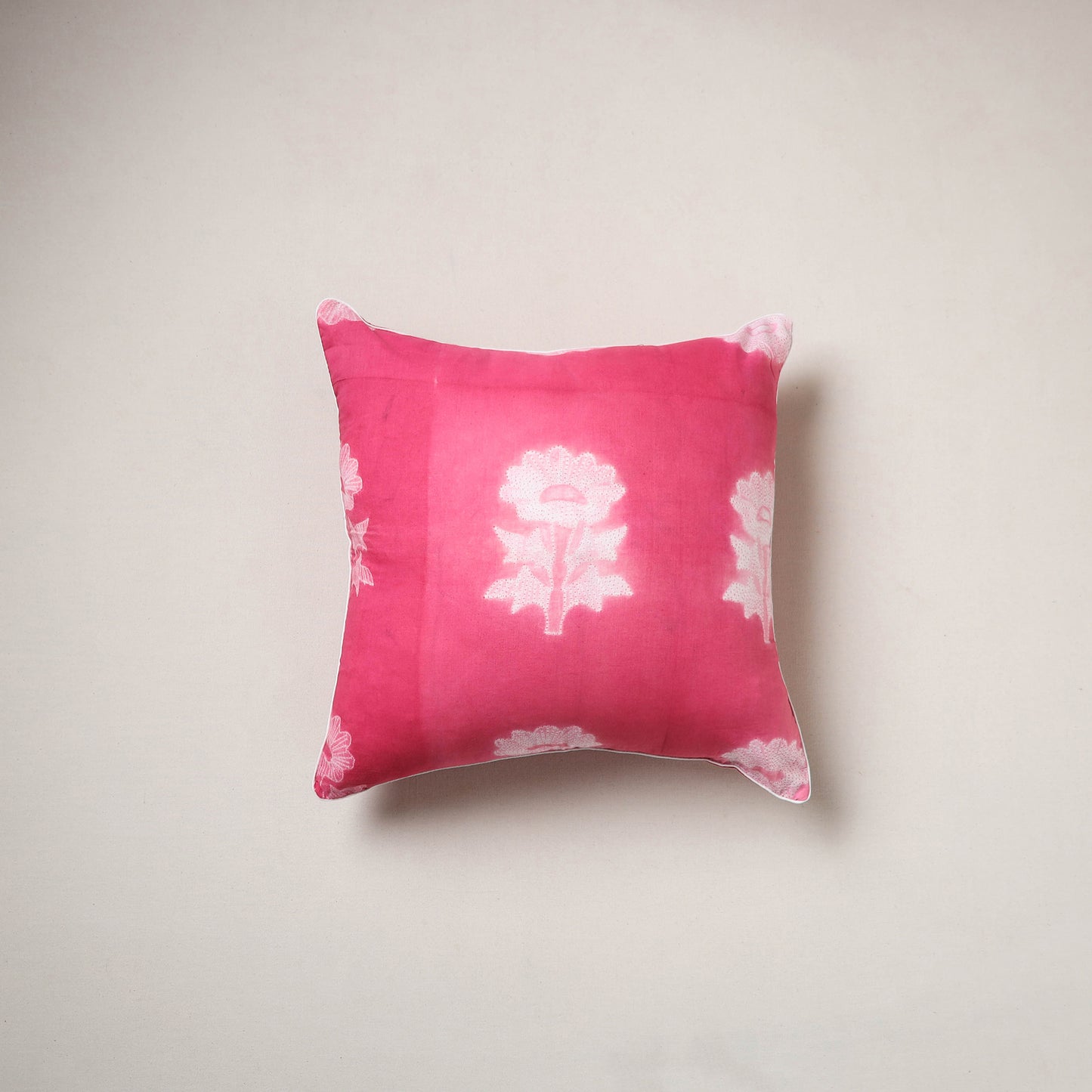 Shibori Tie-Dye Cushion Cover (16 x 16 in) 44