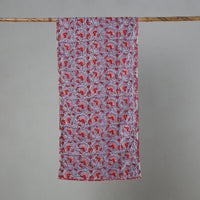 Blue - Sanganeri Block Print Cotton Stole 25