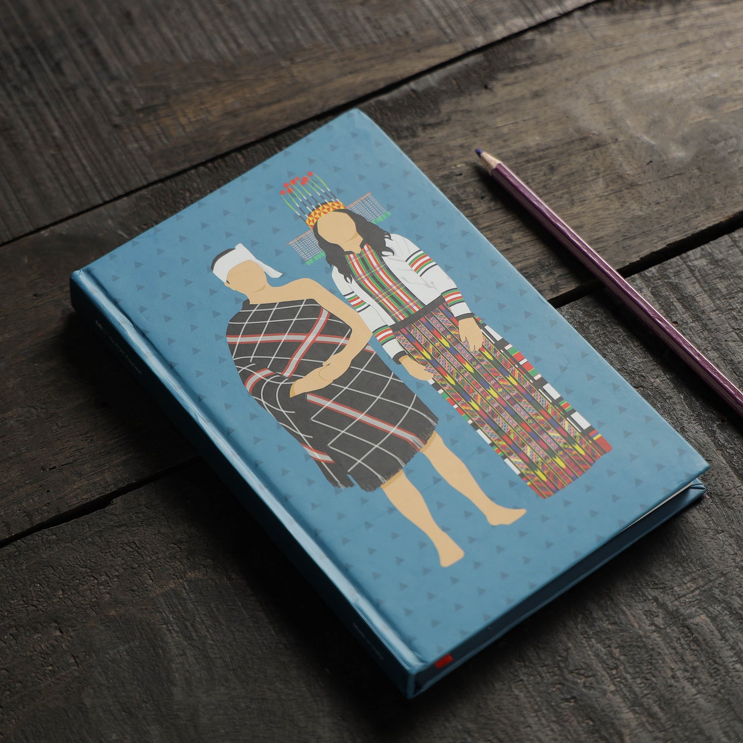 Blue - Mizoram Lusei Handmade Notebook