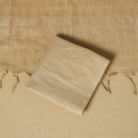 Blue - 3pc karnataka weave cotton unstitched khun dress