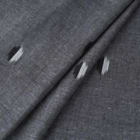 Grey Prewashed Cotton Jacquard Fabric