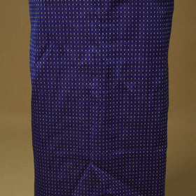 Blue - 3pc karnataka weave cotton unstitched khun dress