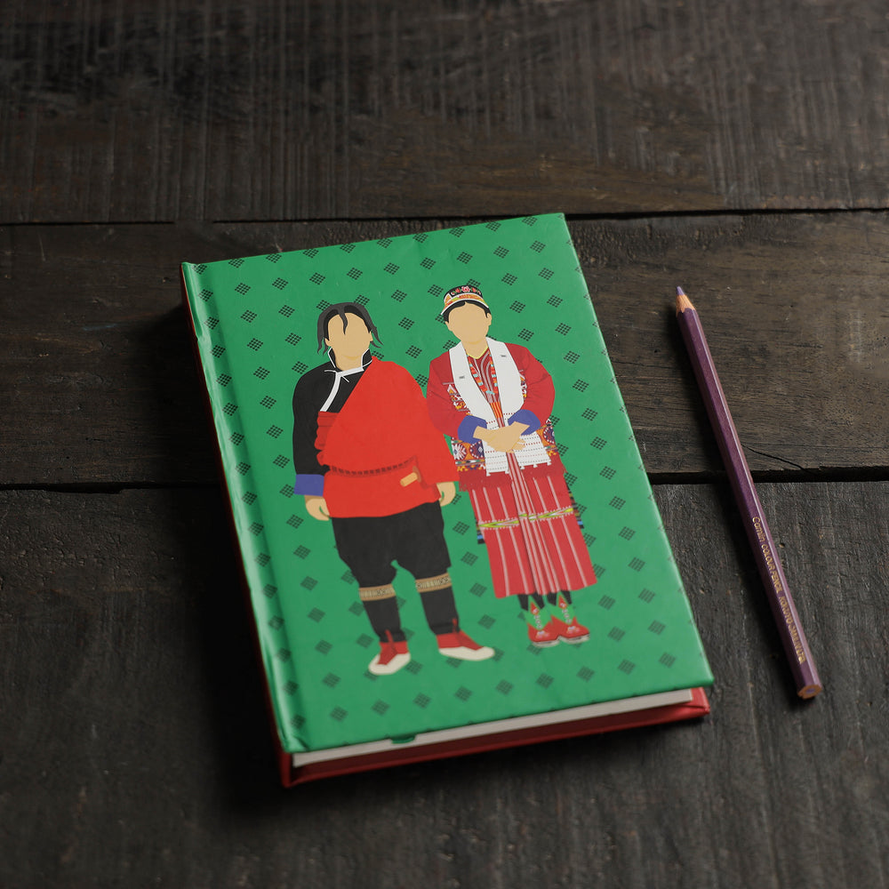 Green - Arunachal Pradesh Monpa Handmade Notebook