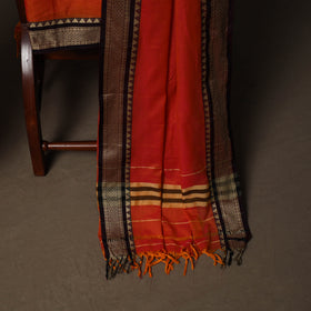 Dharwad Mercerised Cotton 3pc Unstitched Dress Material Suit Set with Woven Border 50