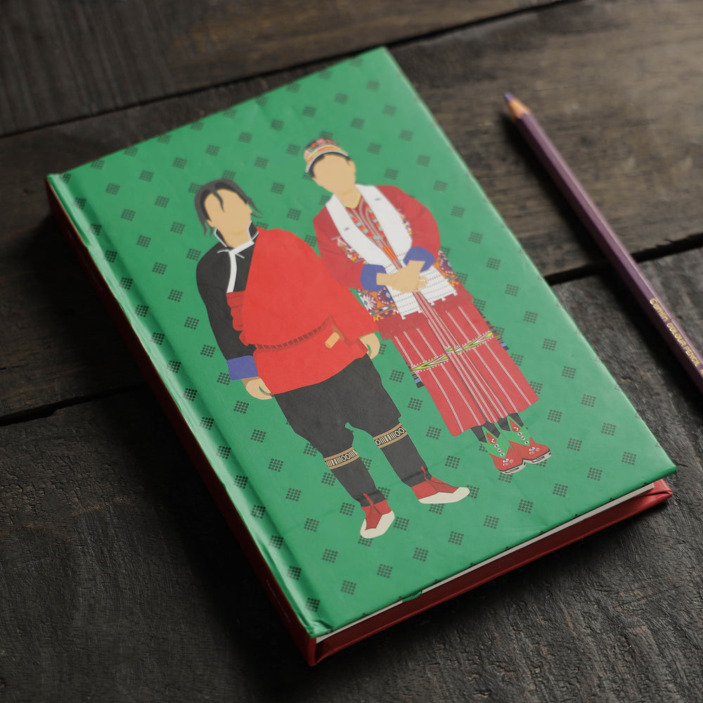 Green - Arunachal Pradesh Monpa Handmade Notebook