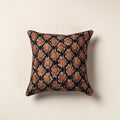  Brown Hand Batik Printed Cotton Cushion Cover