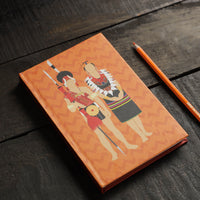 Orange - Nagaland's Konyak Handmade Notebook