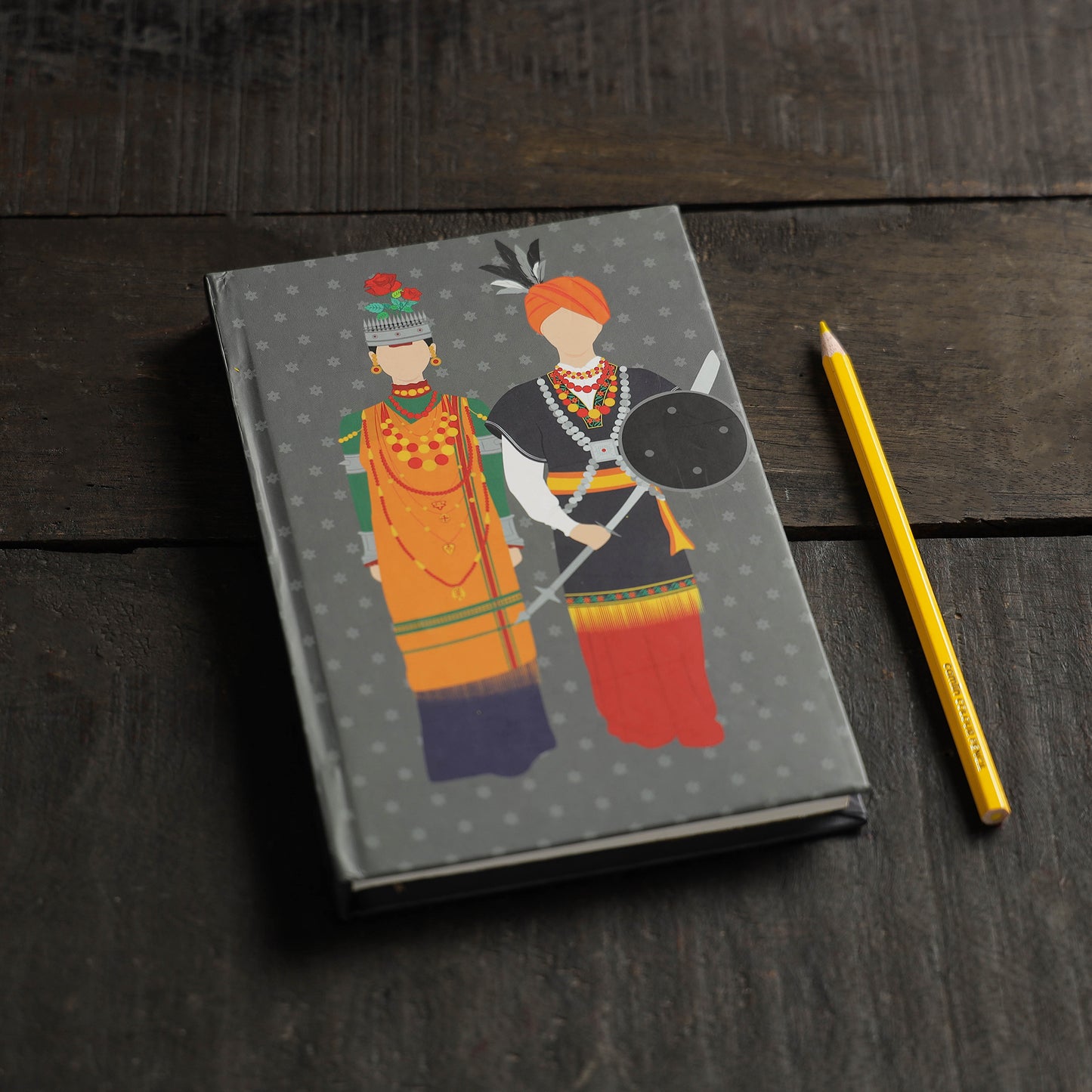 Grey - Meghalaya's Khasi Handmade Notebook