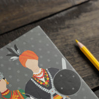 Grey - Meghalaya's Khasi Handmade Notebook