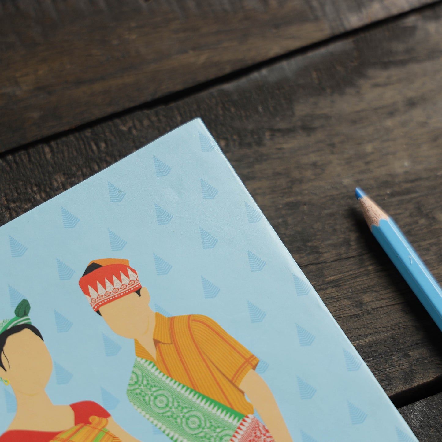 Blue - Assam's Bodo Handmade Notebook