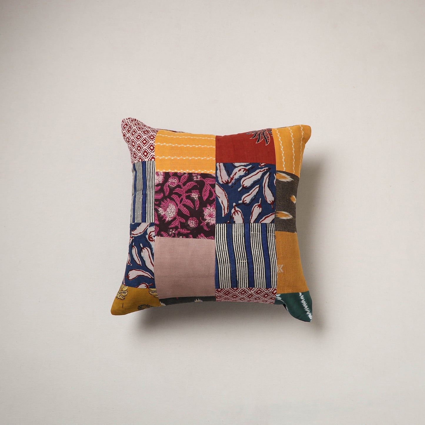 Patchwork Cushion Cover (16 x 16 in) 58