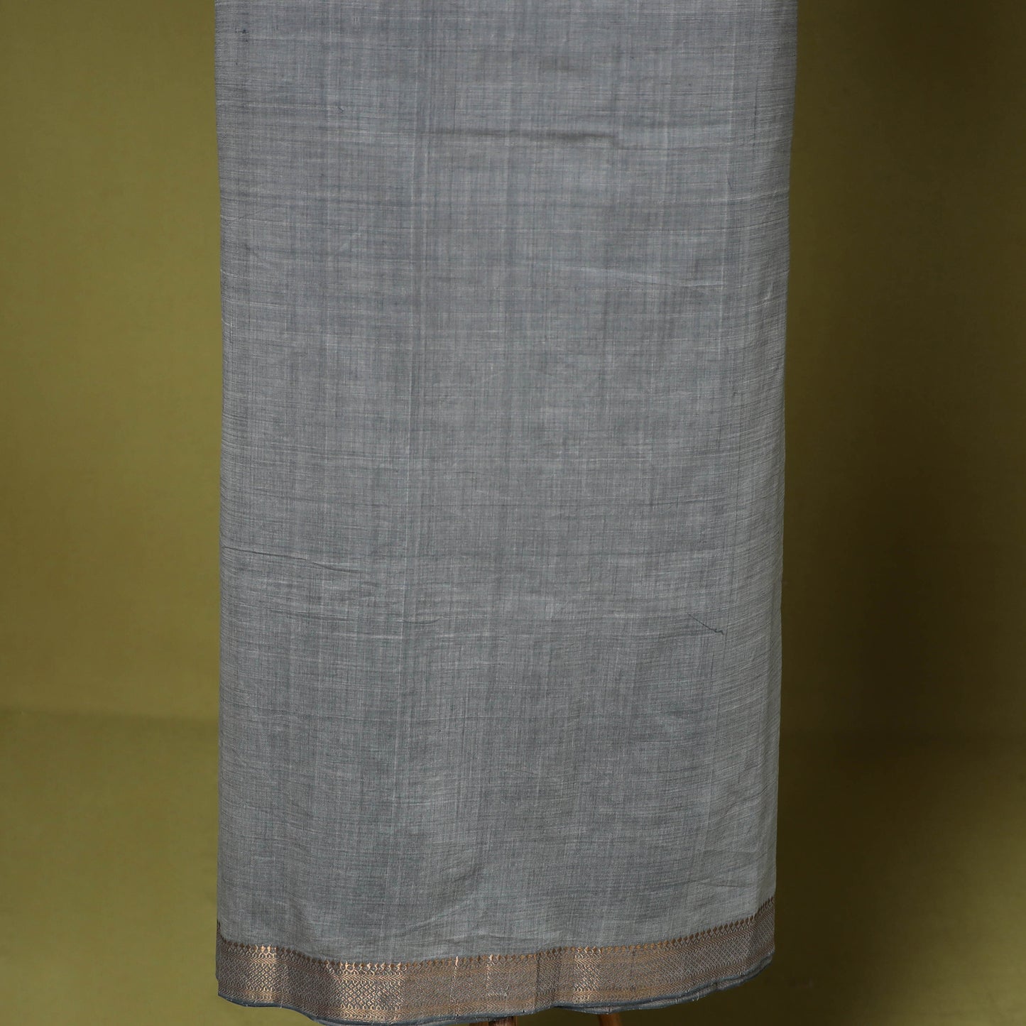 2pc unstitched mangalagiri dress material with jewellery