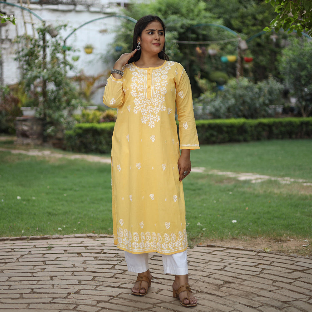 Chikankari Embroidered Kurta