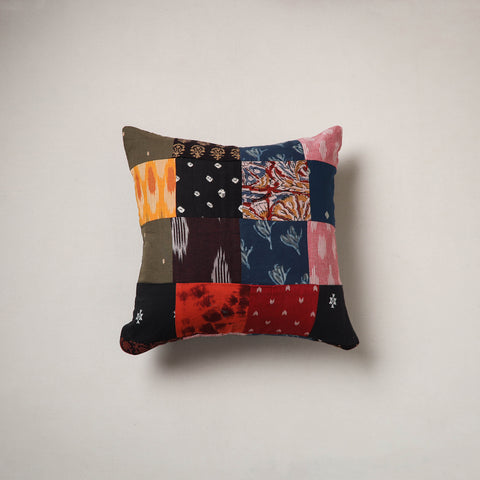 Multicolor - Patchwork Cushion Cover (16 x 16 in) 68