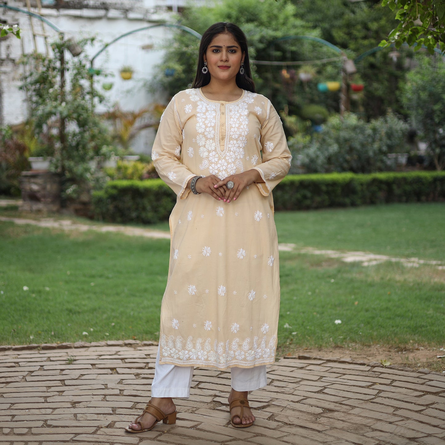 Chikankari Embroidered Kurta