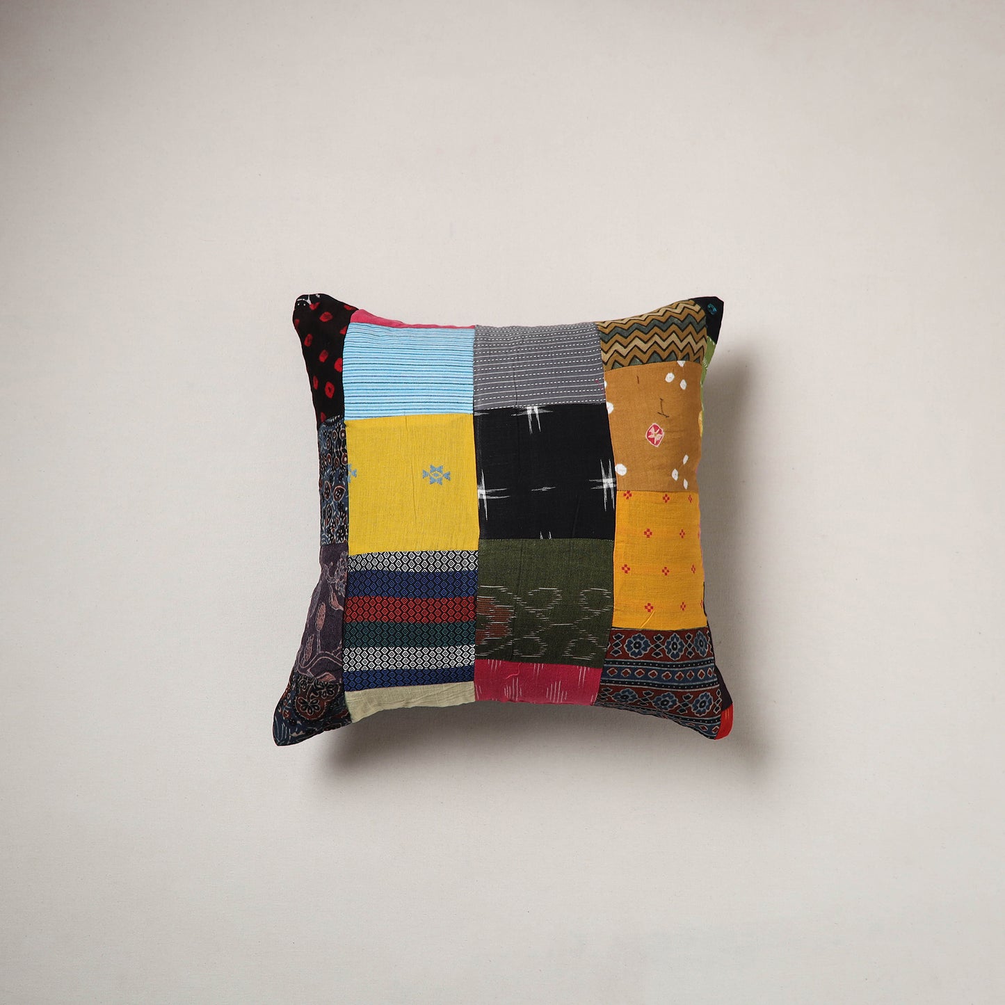 Patchwork Cushion Cover (16 x 16 in) 71