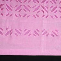 Pink - 3pc Cut Work Cotton Barmer Applique Dress Material 31