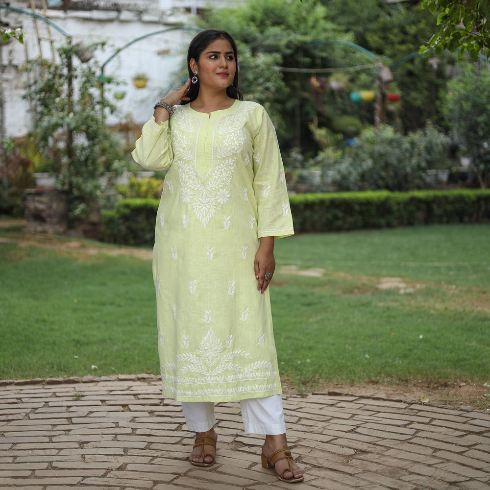 Chikankari Embroidered Kurta