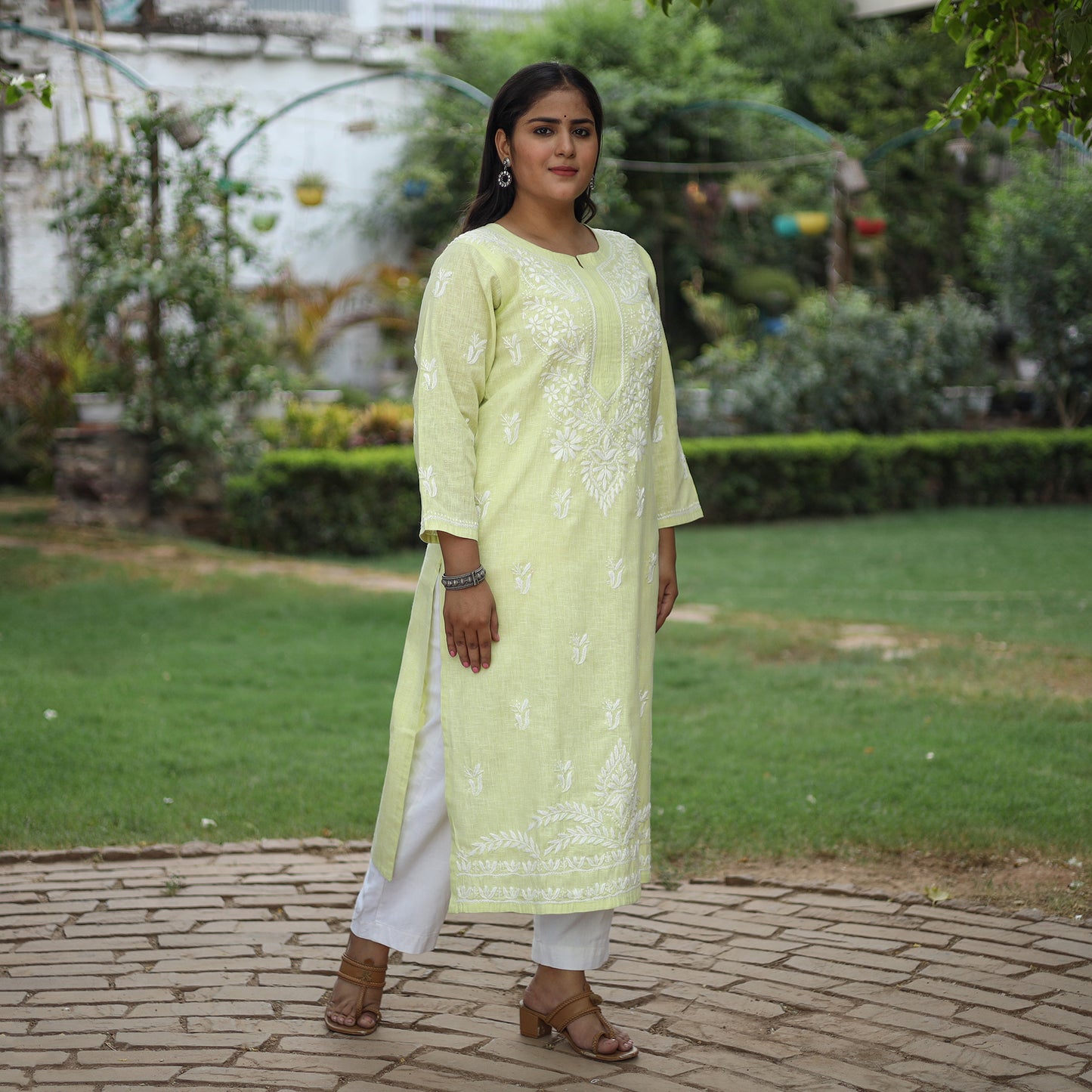 Chikankari Embroidered Kurta