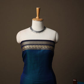 Dharwad Mercerised Cotton 3pc Unstitched Dress Material Suit Set with Woven Border 63