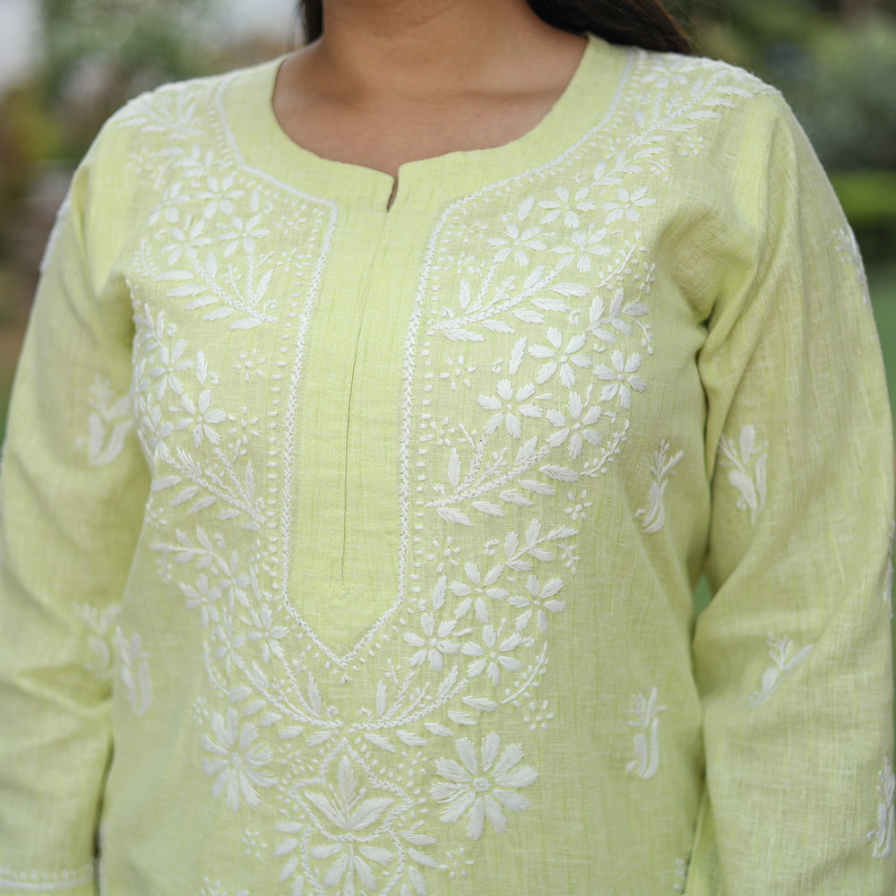 Chikankari Embroidered Kurta