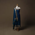 Dharwad Mercerised Cotton 3pc Unstitched Dress Material Suit Set with Woven Border 63